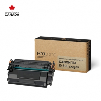 Canon T13 (5640C005AA). Cartouche de toner réusinée. Noir Ecotone-1