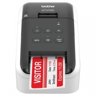 Brother QL-810WC. Imprimante d'étiquettes professionnelle sans fil à grande vitesse-1