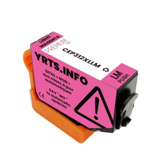 Epson 312XL (T312XL620). Compatible Magenta Ink Cartridge High Yield Pâle. Premium Ink-3