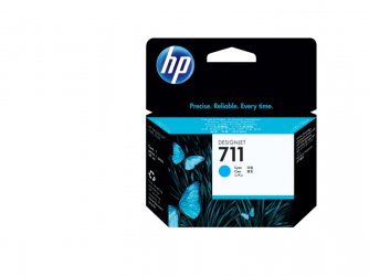Original HP 711 (CZ130A). Cyan Ink Cartridge (29 ml)-2