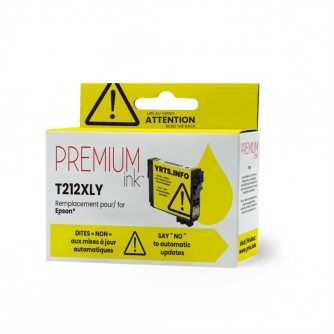 Epson 212XL (T212XL420-S). Compatible Yellow Ink Cartridge High Yield. Premium Ink-2