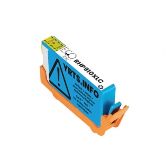 Remanufactured HP 910XL (3YL62AN).Cyan Ink Cartridge High Yield. EcoInk-3