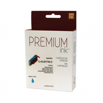 Canon CLI-271XL (0337C001). Compatible Cyan Ink Cartridge High Yield. Premium Ink-1