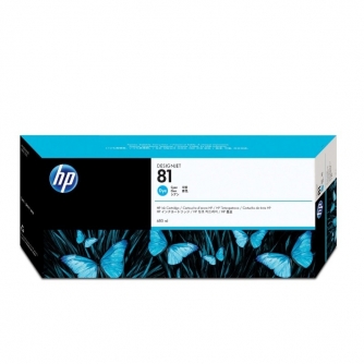 HP 81 (C4931A). Original Cyan Ink Cartridge 680ml-1