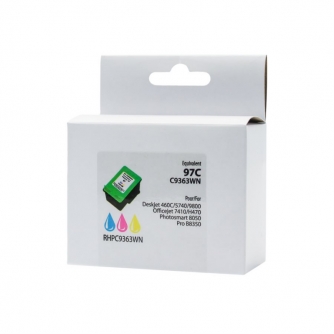 Remanufactured HP 97 (C9363WN). Color Ink Cartridge. Premium Ink-1