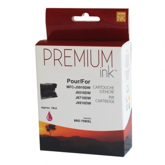 Brother LC79M. Compatible Magenta Ink Cartridge High Yield. Premium Ink-1