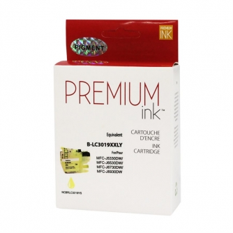 Brother LC3019Y. Compatible Yellow Ink Cartridge Very High Yield. Premium Ink-1