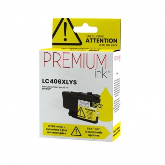 Brother LC406XLY. Compatible Yellow Ink Cartridge Very High Yield. Premium Ink-2