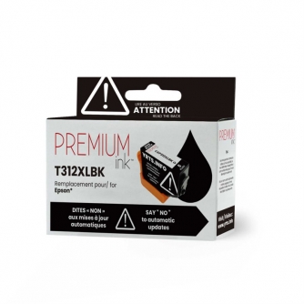 Epson 312XL (T312XL120). Compatible Black Ink Cartridge High Yield. Premium Ink-2
