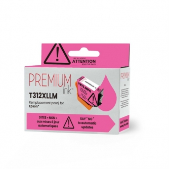 Epson 312XL (T312XL620). Compatible Magenta Ink Cartridge High Yield Pâle. Premium Ink-2