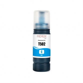 Epson 502 (T50L220-S). Compatible Cyan Ink Bottle EcoTank. Premium Ink-2