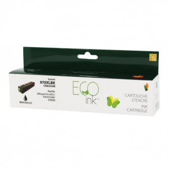 Remanufactured HP 970XL (CN625AM). Black ink Cartridge High Yield. EcoInk-1
