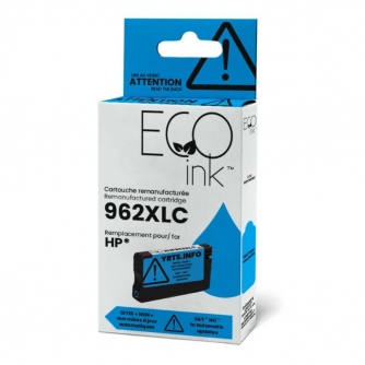 Remanufactured HP 962XL (3JA00AN).Cyan Ink Cartridge High Yield. EcoInk-2