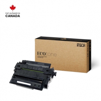 Remanufactured HP 55X (CE255X).Black MICR Toner Cartridge High Yield. Ecotone-1