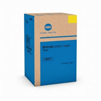 Konica Minolta TNP80Y (AAJW232). Original Yellow Toner Cartridge-1