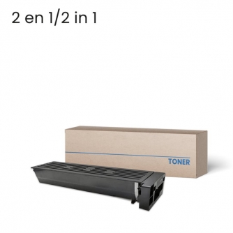 Konica Minolta Universal (TN812 / TN912). Compatible Black Refill bottle with chip-1