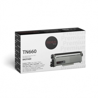 Brother TN660. Compatible Black Toner Cartridge High Yield. Premium Tone-2