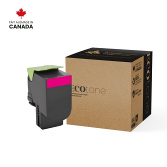 Lexmark 801SM (80C1SM0). Remanufactured Magenta Toner Cartridge. Ecotone-1