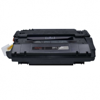 Compatible HP 55X (CE255X). Black Toner Cartridge High Yield. Premium Tone-3