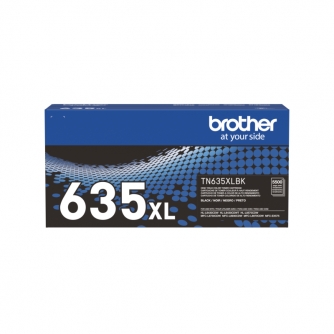 Brother TN635XL (BK). Original Black Toner High Yield Cartridge-1