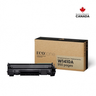 Remanufactured HP 141A (W1410A). Black Toner Cartridge. Ecotone-1