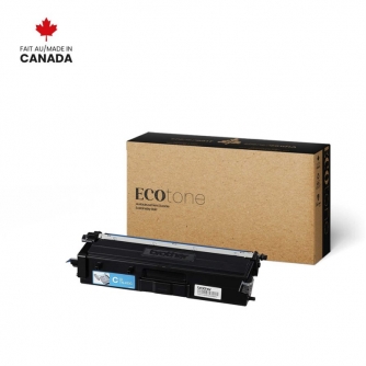 Brother TN433C. Remanufactured Cyan Toner Cartridge High Yield. Ecotone-1