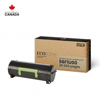 Lexmark 561U (56F1U00). Remanufactured MICR Black Toner Cartridge Ultra High Yield. Ecotone-1