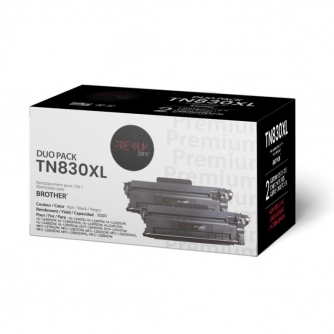 Brother TN830XL2. Compatible Black Toner Cartridge High Yield. Value Pack (2)-3
