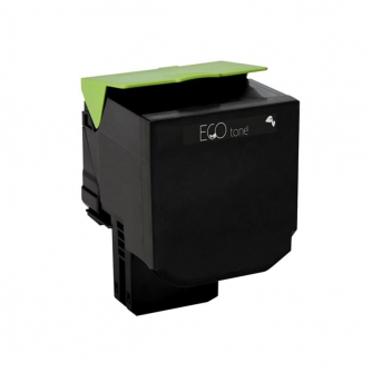Lexmark 741K (74C1SK0). Remanufactured Black Toner Cartridge. Ecotone-2