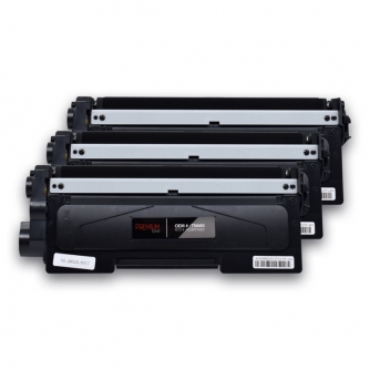 Brother TN660. Compatible Black Toner Cartridge High Yield / Value Pack (3)-3