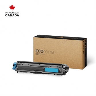 Brother TN225C. Remanufactured Cyan Toner Cartridge High Yield. Ecotone-1