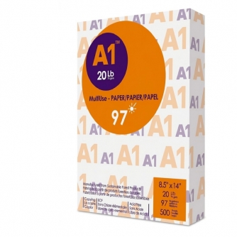 A1 Premium Printer Paper, Letter, 8.5 in. x 11 in., 97 Bright, 20 lb (500 Sheets)-1