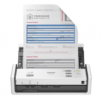 Brother ADS-1300. Compact Desktop Scanner for Easy Scanning by Small Businesses or Independent Users-1