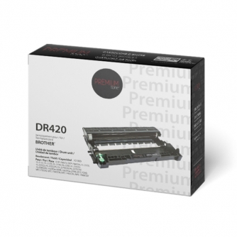 Brother DR420. Tambour (Unité d'imagerie) compatible. Noir. Premium Tone-2