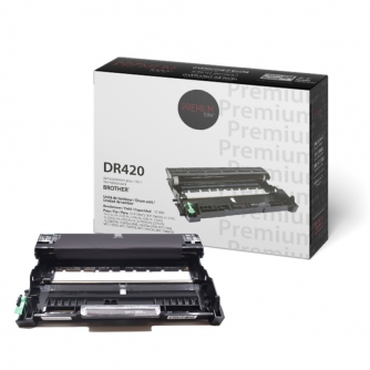Brother DR420. Tambour (Unité d'imagerie) compatible. Noir. Premium Tone-1