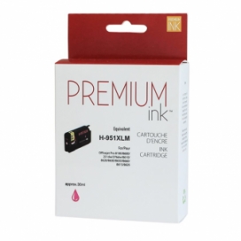 Compatible HP 951XL (CN047AN). Cartouche. Rendement élevé. Magenta. Premium Ink