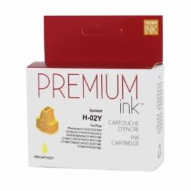 Compatible HP 02 (C8773WN). Cartouche d'encre. Jaune. Premium Ink