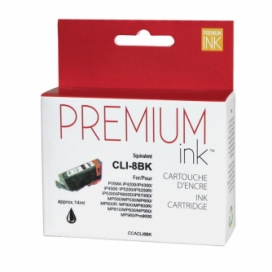 Canon CLI-8 (0620B002). Cartouche compatible. Noir. Premium Ink