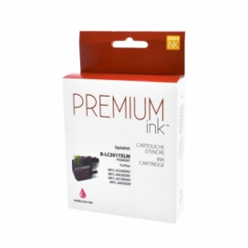 Brother LC3017M. Cartouche compatible. Rendement élevé. Magenta. Premium Ink