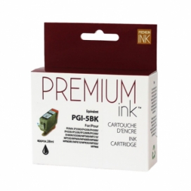 Canon PGI-5BK (0628B002). Cartouche compatible. Noir. Premium Ink