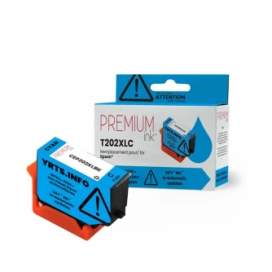 Epson 202XL (T202XL220). Cartouche compatible. Rendement élevé. Cyan. Premium Ink
