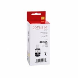 Canon GI-26 (4409C001). Bouteille d'encre compatible. Noir. Premium Ink