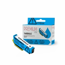 Epson 410XL (T410XL220). Cartouche compatible. Rendement élevé. Cyan. Premium Ink