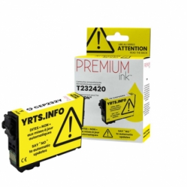 Epson 232 (T232420-S). Cartouche compatible. Jaune. Premium Ink