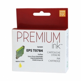 Epson 78 (T078420). Cartouche compatible. Jaune. Premium Ink