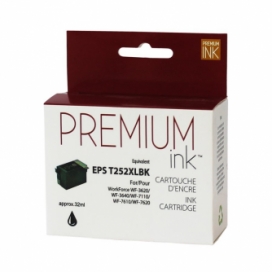 Epson 252XL (T252XL120). Cartouche compatible. Rendement élevé. Noir. Premium Ink
