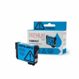Epson 288XL (T288XL220). Cartouche compatible. Rendement élevé. Cyan. Premium Ink
