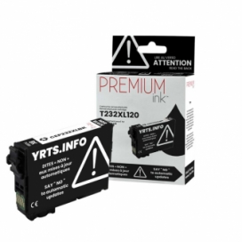 Epson 232XL (T232XL120). Cartouche compatible. Rendement élevé. Noir. Premium Ink