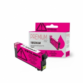 Epson 812XL (T812XL320-S). Cartouche compatible. Rendement élevé. Magenta. Premium Ink