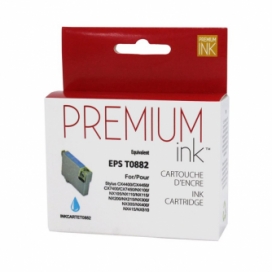 Epson 88 (T088220). Cartouche compatible. Cyan. Premium Ink